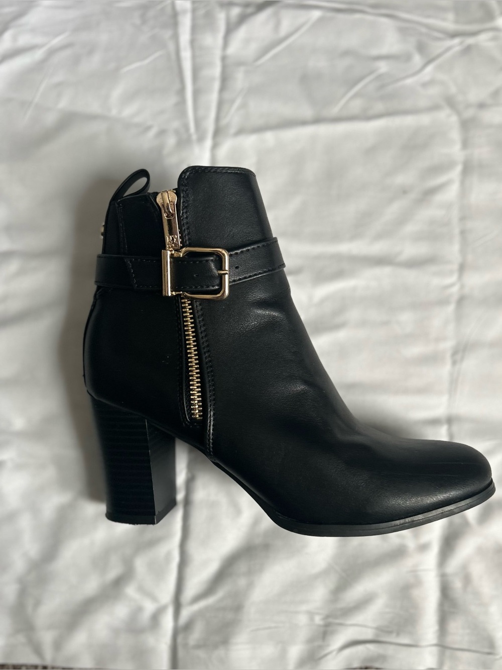 Black Women's Heeled Ankle Boots -
